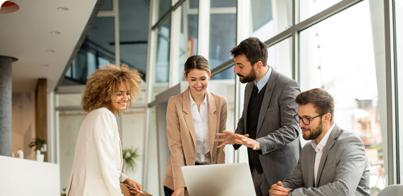 Business people working together in the office